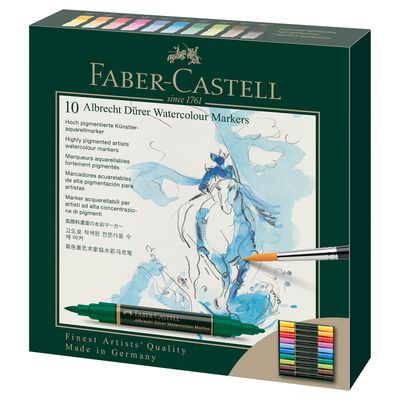 Marcador Faber Castell Albrecht Durer Watercolour Set 10 Colores