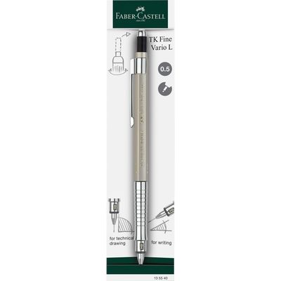 Portaminas Faber Castell TK-Fine Vario L 0.5 mm, Champagne