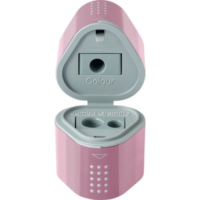 Sacapuntas Faber Castell Trio Sharpening Box, Rose Shadows