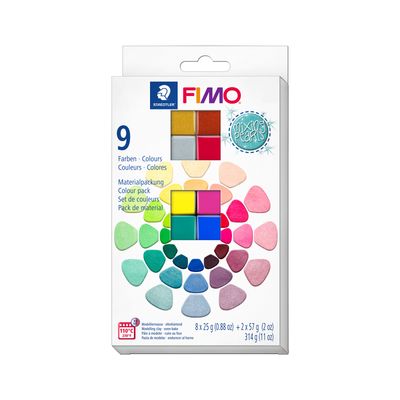 Arcilla polimerica para modelar FIMO Effect, 12 Color Mixing Pearls
