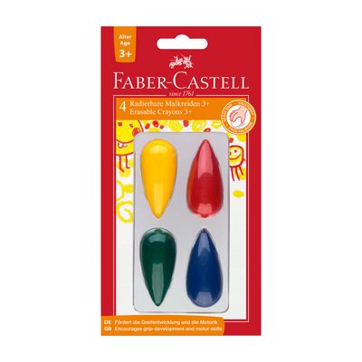 Crayon Cera Faber-Castell kinder Trompo 4 Colores