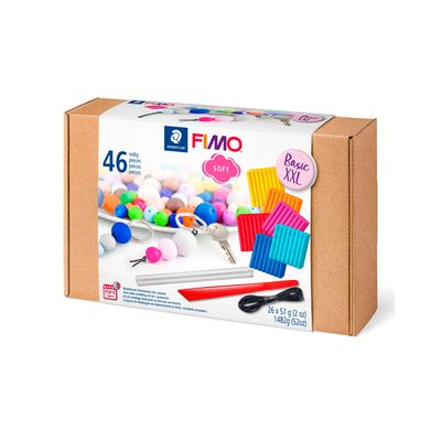 Arcilla polimerica FIMO Soft Juego Basic XXL 46 piezas