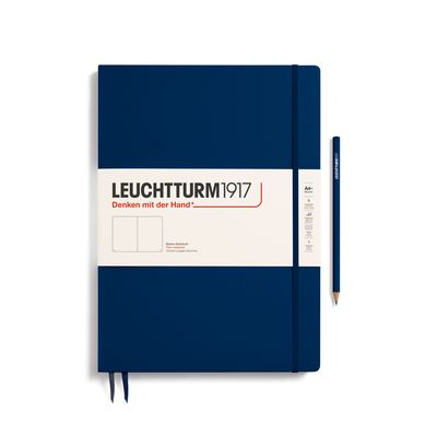 Cuaderno Leuchtturm1917 Master Slim A4+ Navy, plain