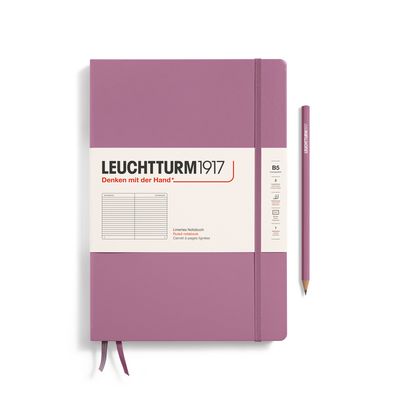 Cuaderno Leuchtturm1917 Composition B5 Tapa Dura, Dusty Rose, rayas
