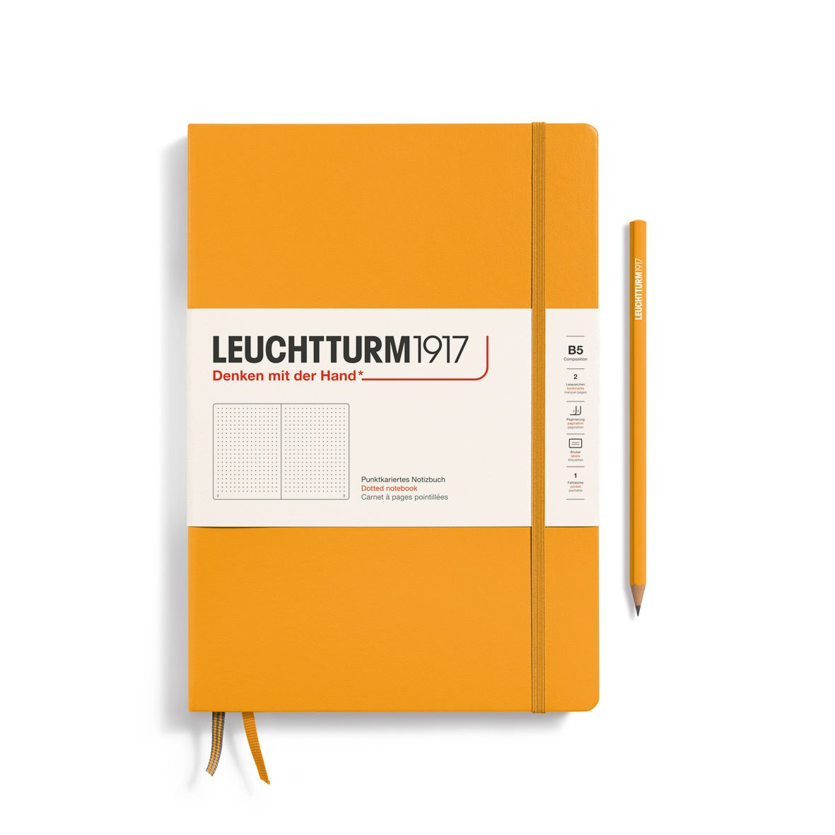 Cuaderno Leuchtturm1917 Composition B5 Tapa Dura, Rising Sun, puntos