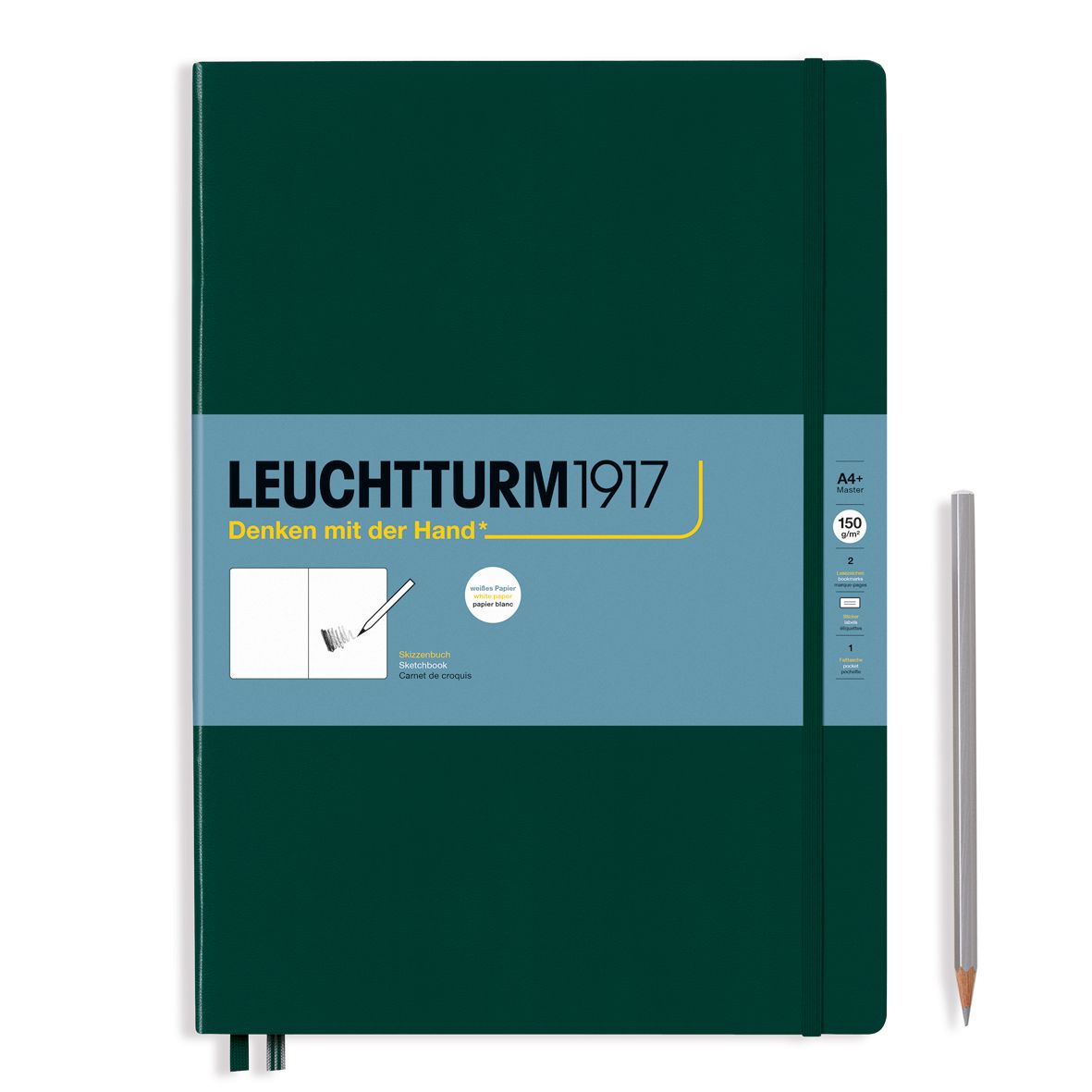 Cuaderno Leuchtturm1917 Sketchbook Master, color Forest Green