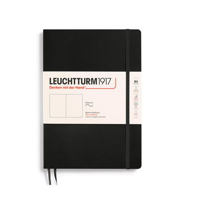 Cuaderno Leuchtturm1917 Composition B5 Tapa Suave, Black, Plain