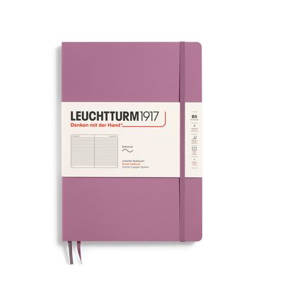 Cuaderno Leuchtturm1917 Composition B5 Tapa Suave, Dusty Rose, Rayas