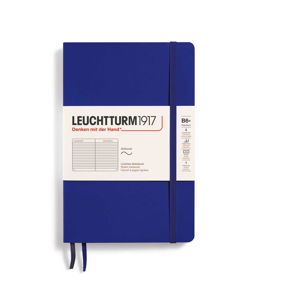 Cuaderno Leuchtturm1917 B6+ Softcover, Ink, Rayas