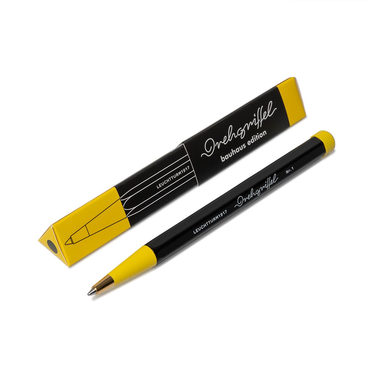 Boligrafo Leuchtturm1917 Drehgriffel Nr. 1, Bauhaus Black/Lemon