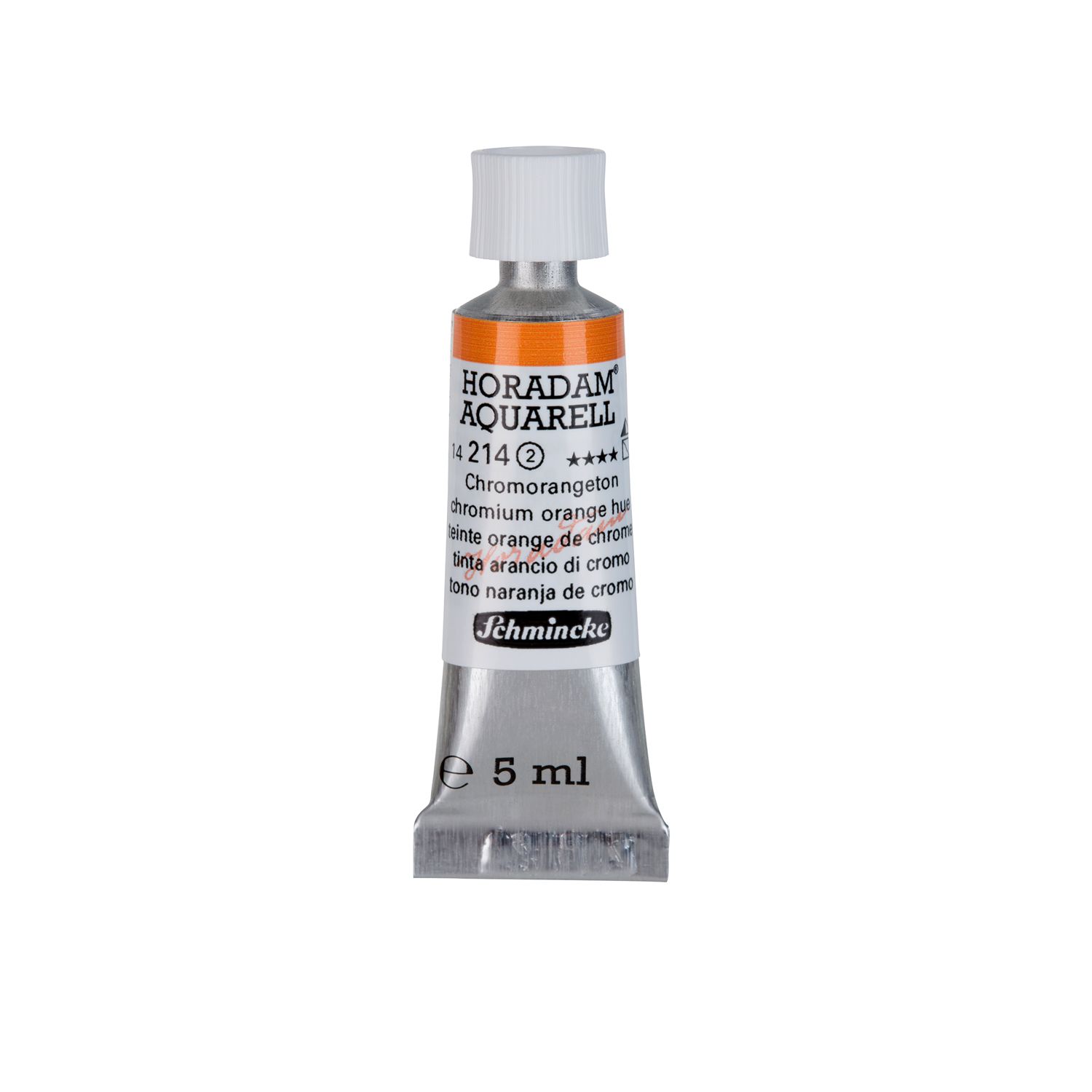 Acuarela Schmincke Horadam 5ml 214 Chromium Orange Hue