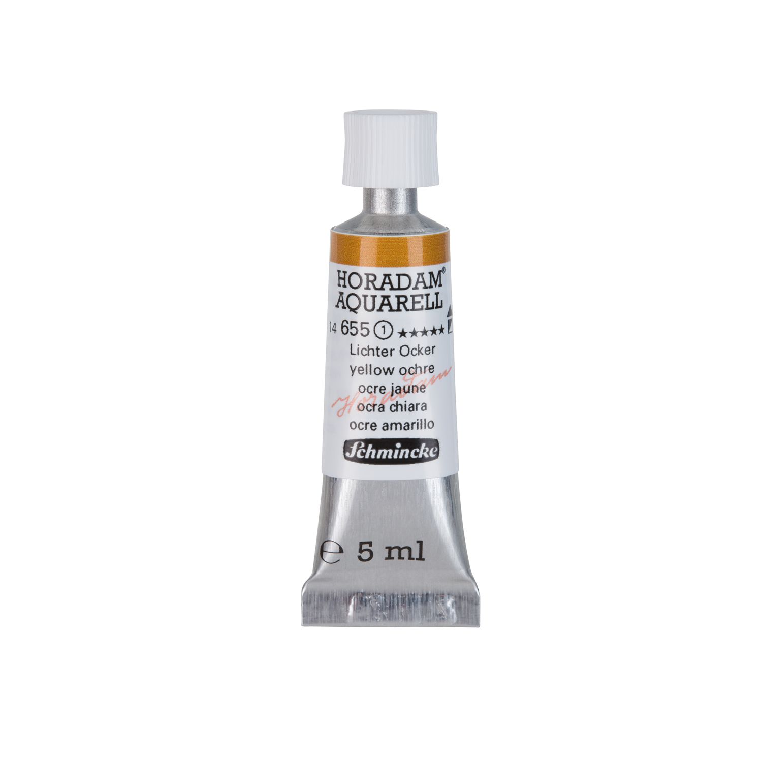 Acuarela Schmincke Horadam 5ml 655 Yellow Ochre