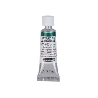 Acuarela Schmincke Horadam 5ml 533 Cobalt Green Dark