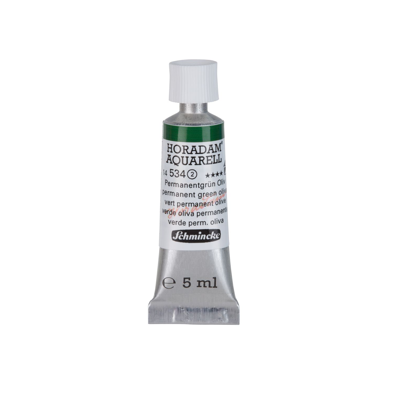 Acuarela Schmincke Horadam 5ml 534 Permanent Green Olive