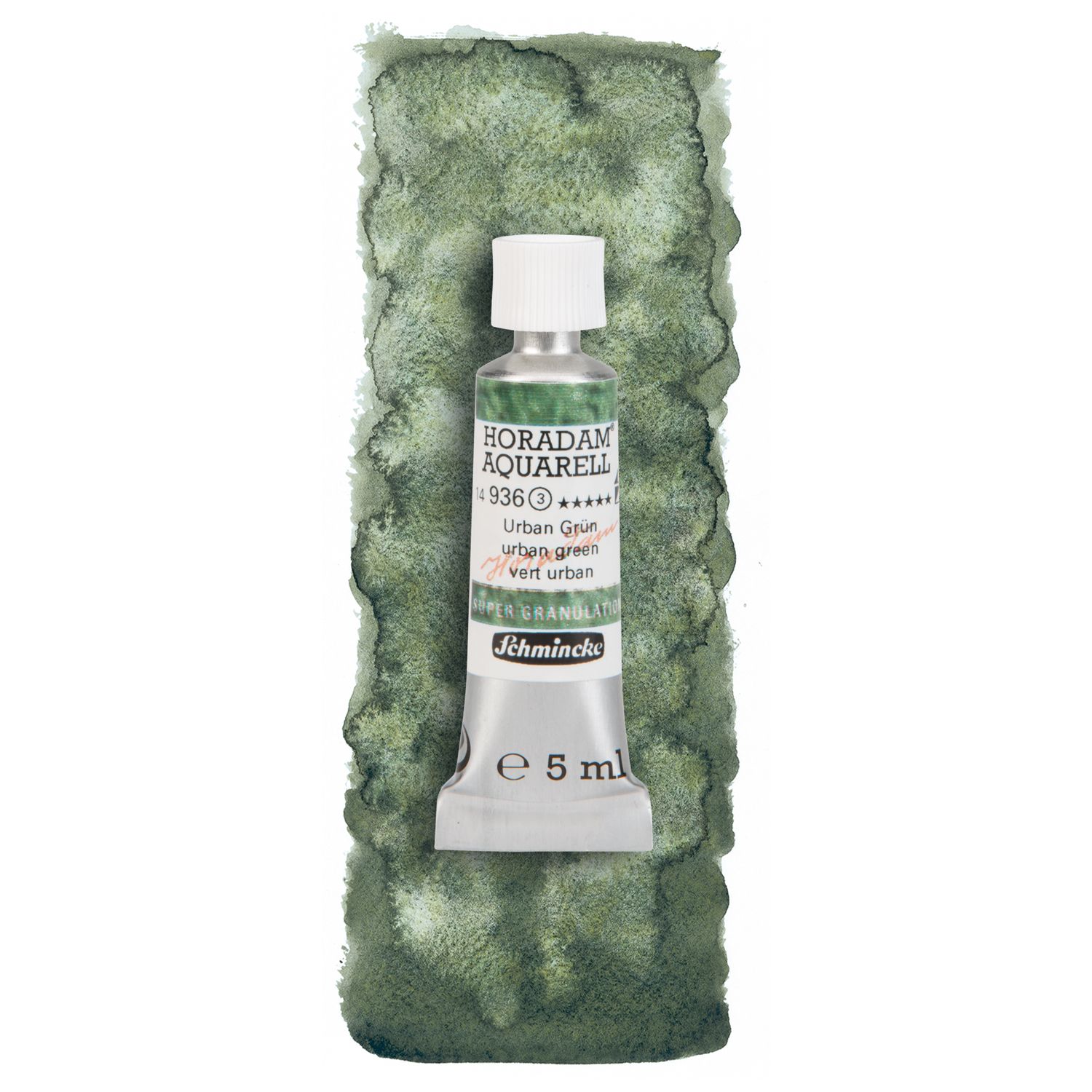 Acuarela Schmincke Horadam 5ml 936 Urban Green Super Granulation