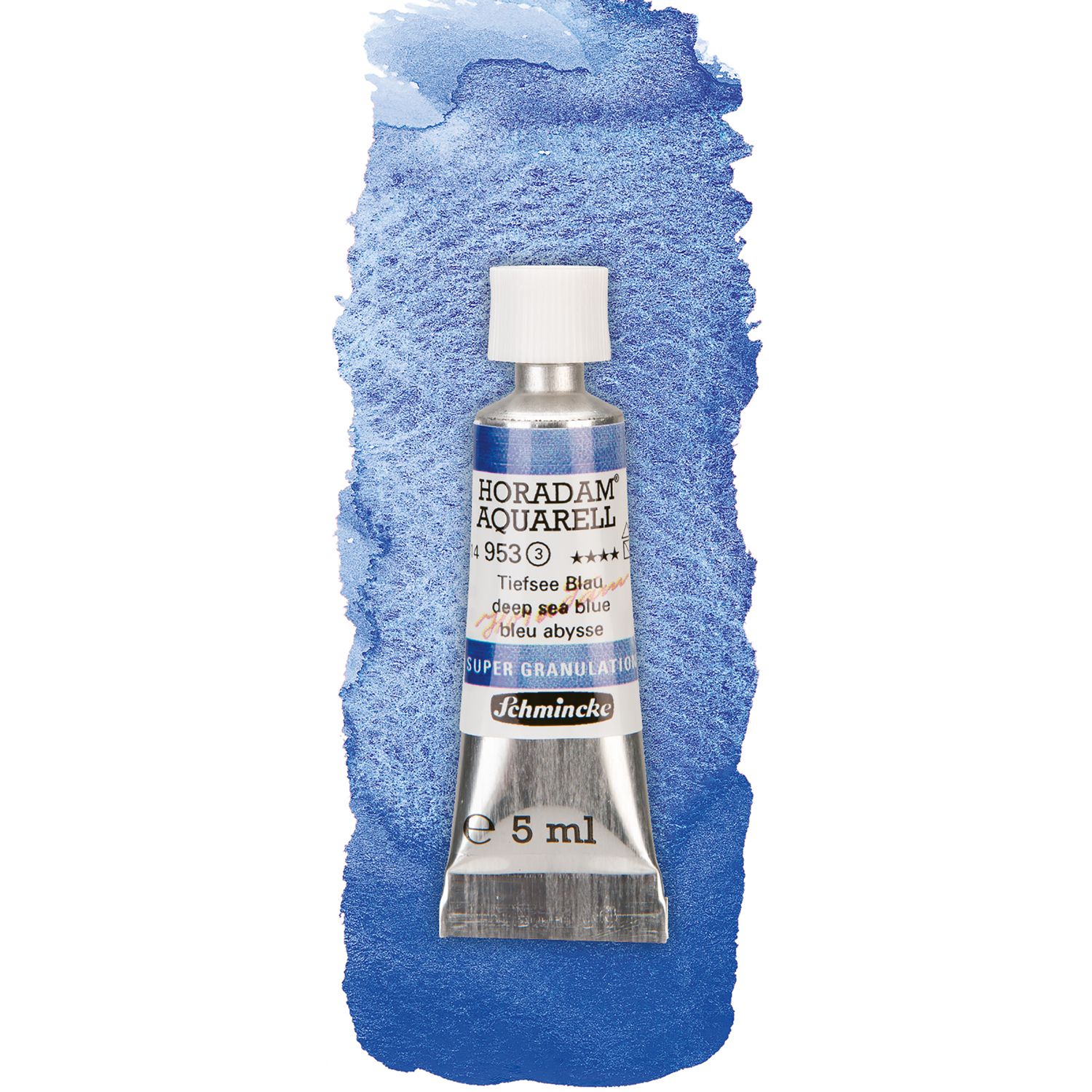 Acuarela Schmincke Horadam 5ml 953 Deep Sea Blue Super Granulation