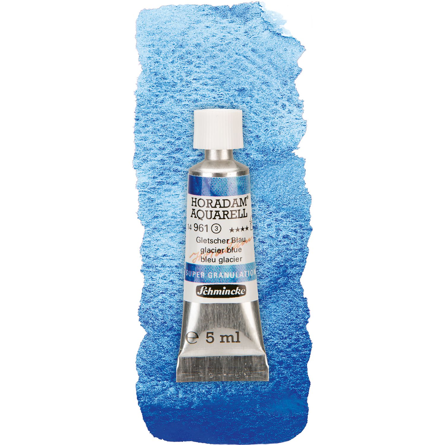 Acuarela Schmincke Horadam 5ml 961 Glacier Blue Super Granulation