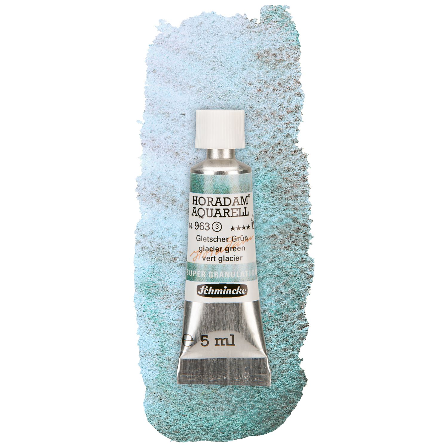 Acuarela Schmincke Horadam 5ml 963 Glacier Green Super Granulation