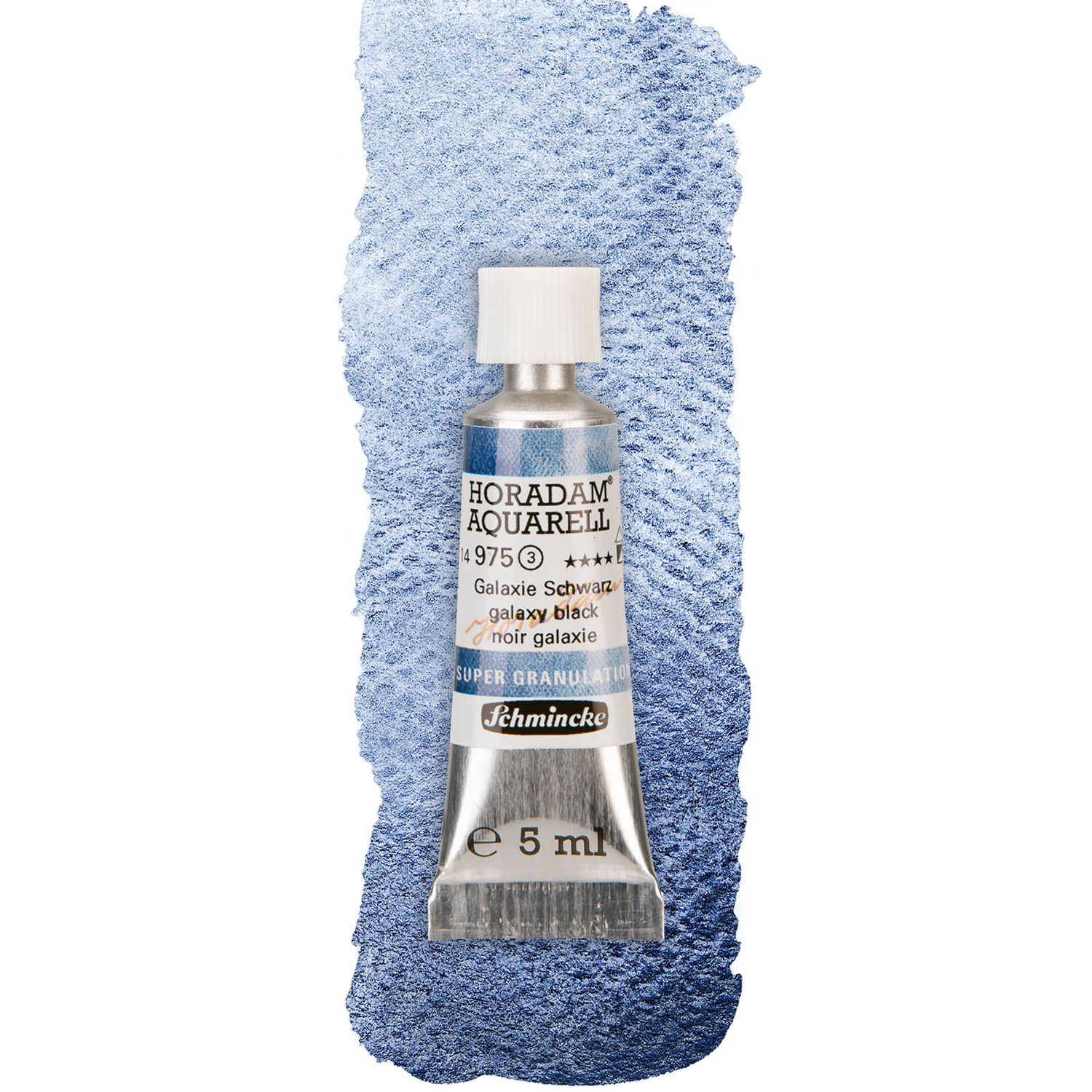 Acuarela Schmincke Horadam 5ml 975 Galaxy Black Super Granulation