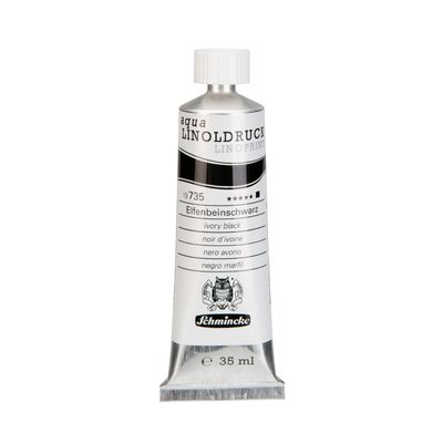 Pintura Schmincke LinoPrint 735 Ivory Black 35ml