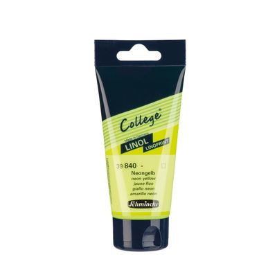 Pintura Schmincke College LinoPrint 75ml Neon Yellow