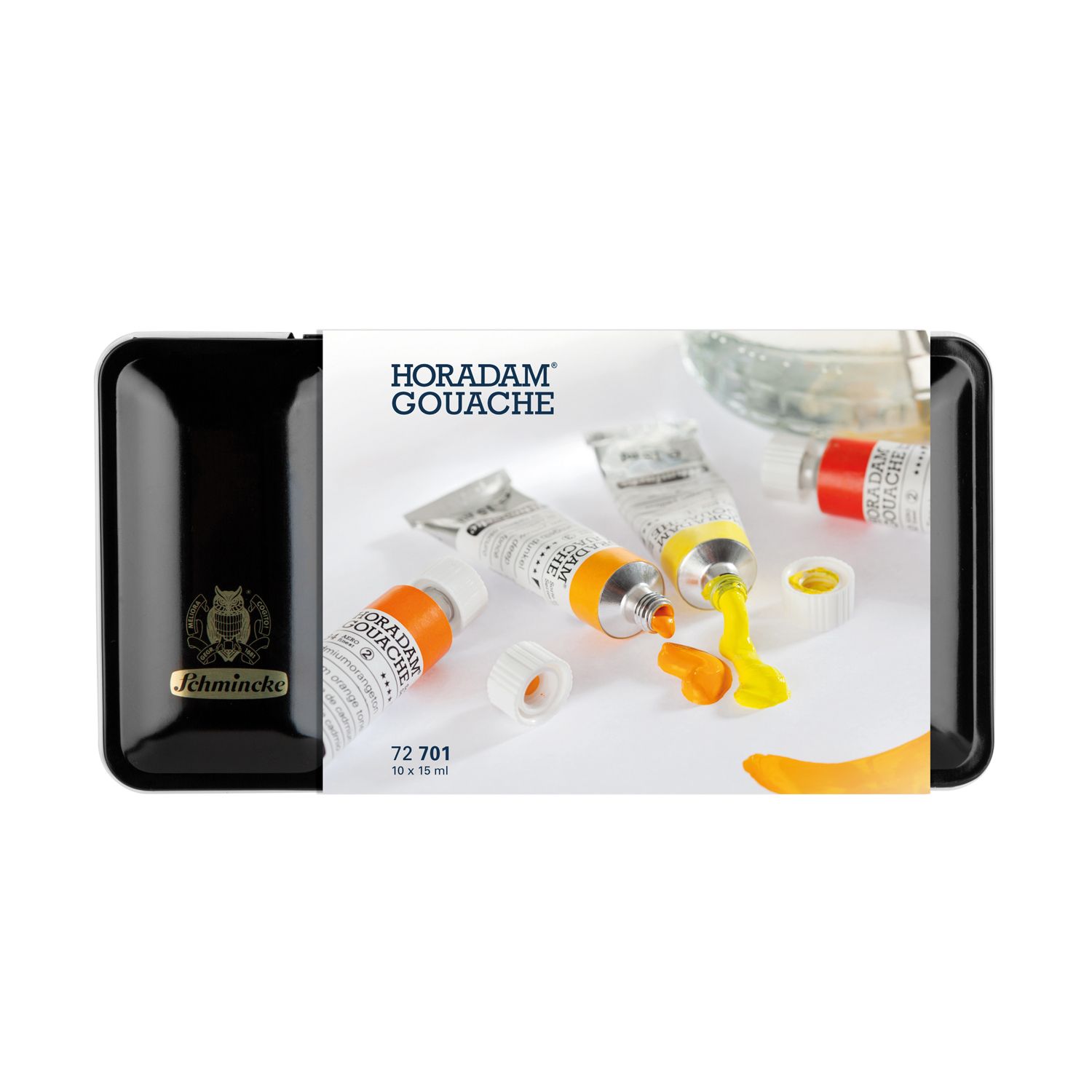 Pintura Schmincke Horadam Gouache 15ml, estuche 10 colores