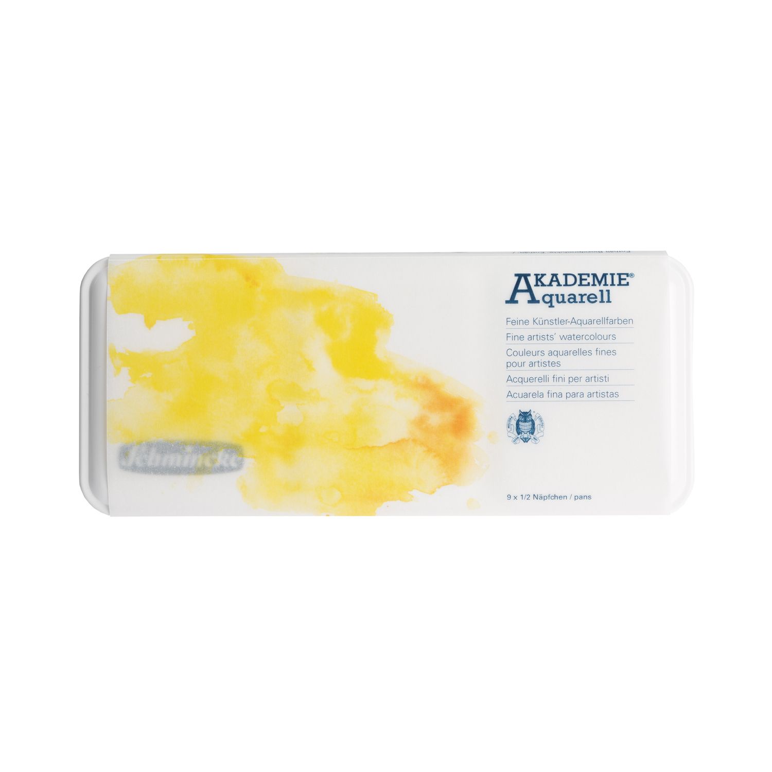 Acuarela Schmincke Akademie 9 colores caja plastica