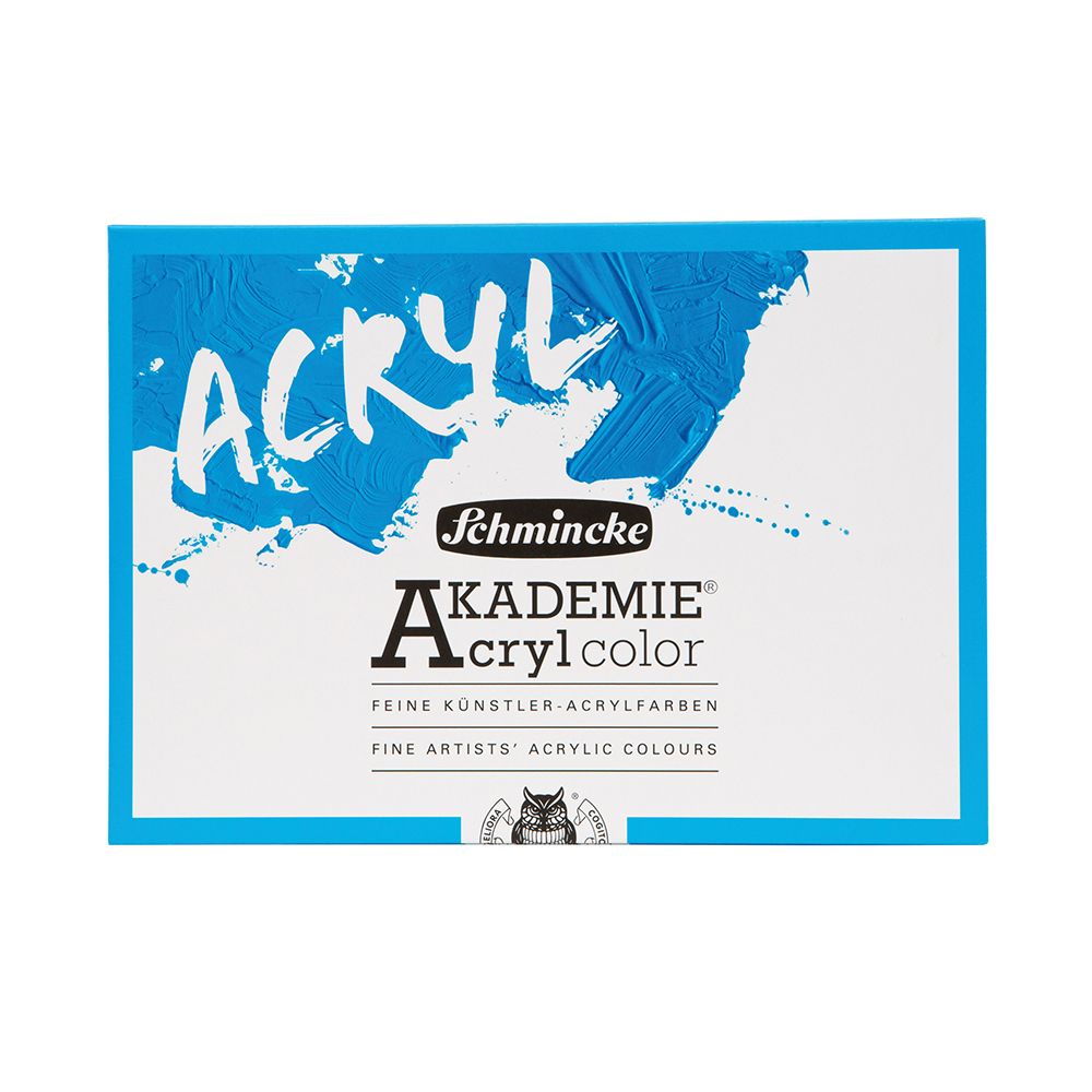 Pintura Acrilica Akademie Acryl 6 colores x 60ml