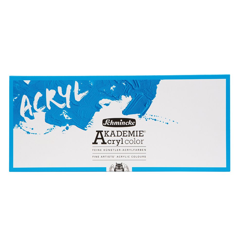Pintura Acrilica Akademie Acryl 10 colores x 60ml