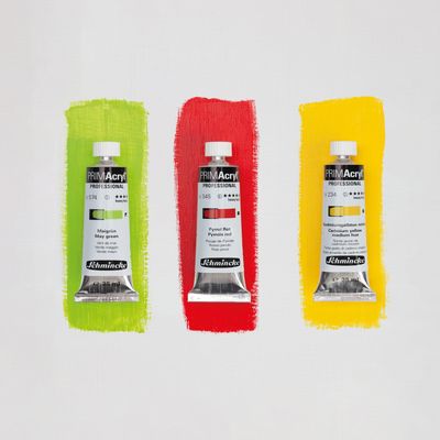 Pintura acrilica Schmincke PRIMAcryl Professional, Set 3 New Colours