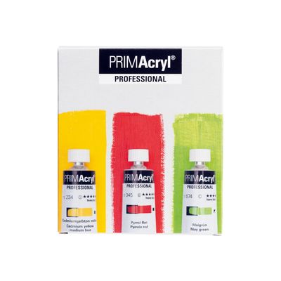 Pintura acrilica Schmincke PRIMAcryl Professional, Set 3 New Colours