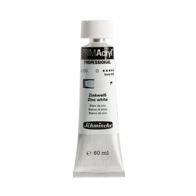 Pintura acrilica PRIMAcryl Professional 100 60ml, Zinc White