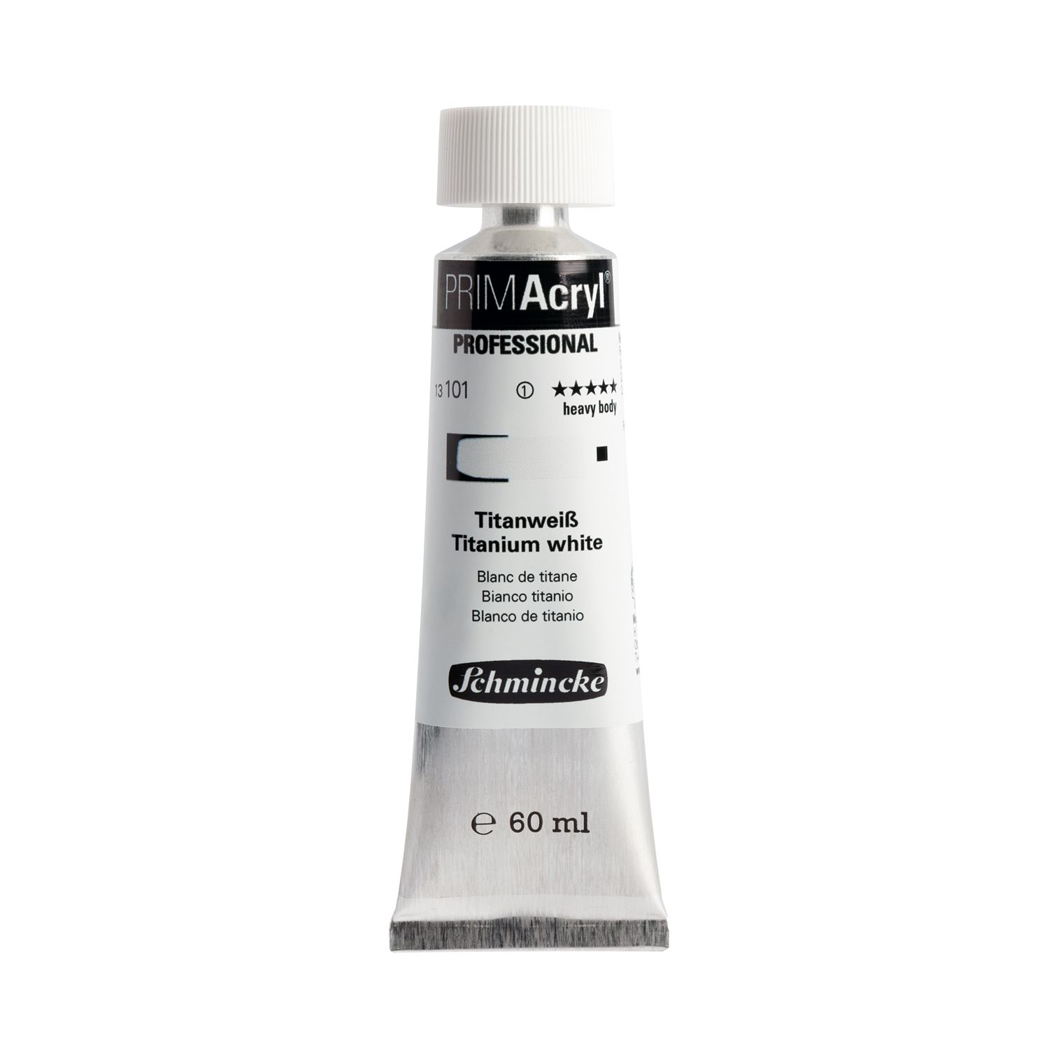Pintura acrilica PRIMAcryl Professional 101 60ml, Titanium White
