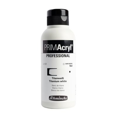 Pintura acrilica PRIMAcryl Professional 101  250ml, Titanium White