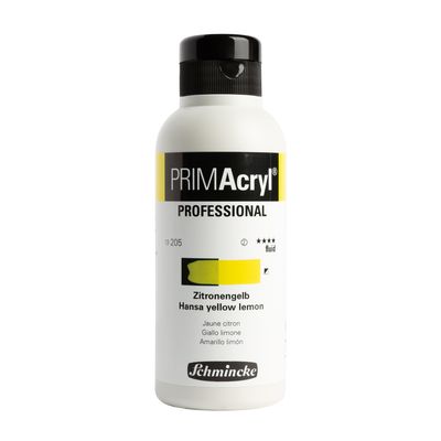 Pintura acrilica PRIMAcryl Professional 205  250ml, Hansa Yellow Lemon