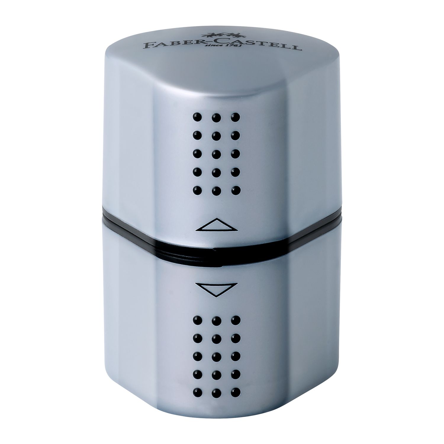 Sacapuntas Faber Castell Grip Trio Sharpening Box Gris