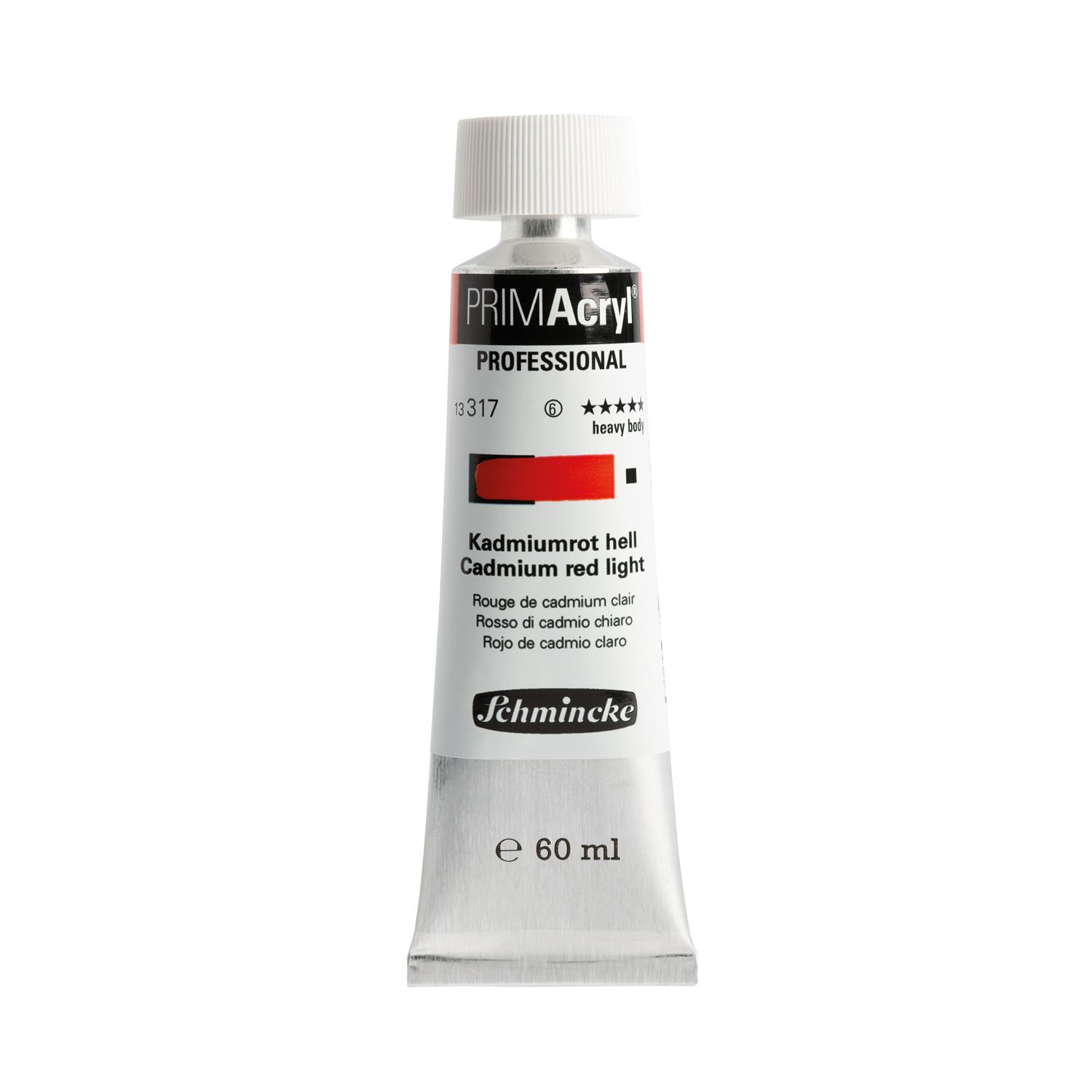 Pintura acrilica PRIMAcryl Professional 317 60ml, Cadmium Red Light