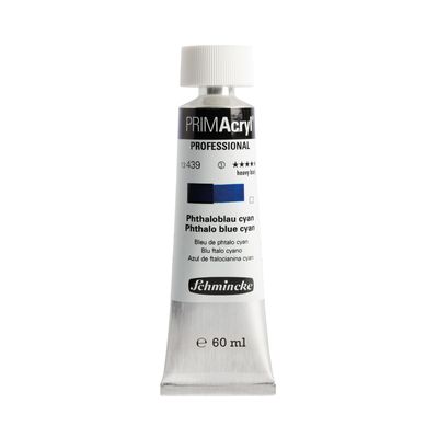 Pintura acrilica PRIMAcryl Professional 439 60ml, Phthalo Blue Cyan