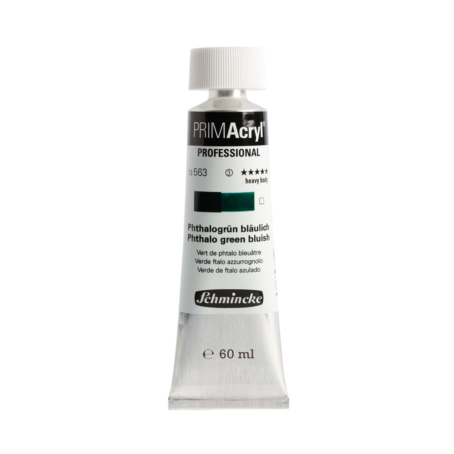 Pintura acrilica PRIMAcryl Professional 563 60ml, Phthalo Green Bluish