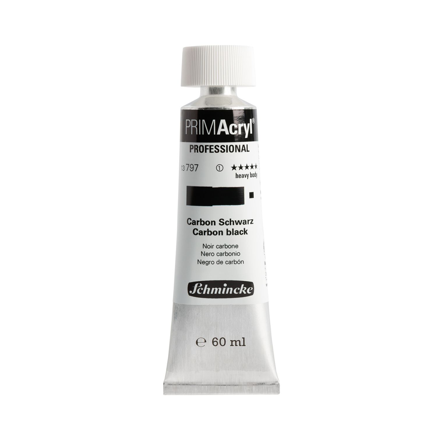 Pintura acrilica PRIMAcryl Professional 797 60ml, Carbon Black