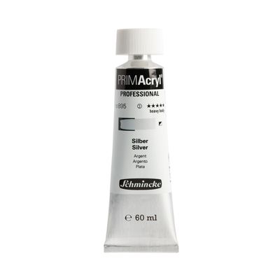 Pintura acrilica PRIMAcryl Professional 895 60ml, Silver