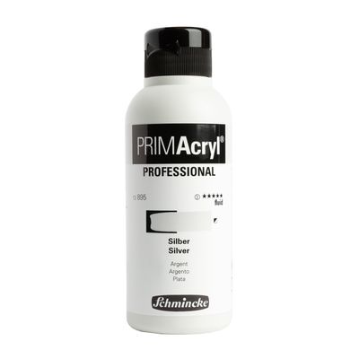 Pintura acrilica PRIMAcryl Professional 895 250ml, Silver