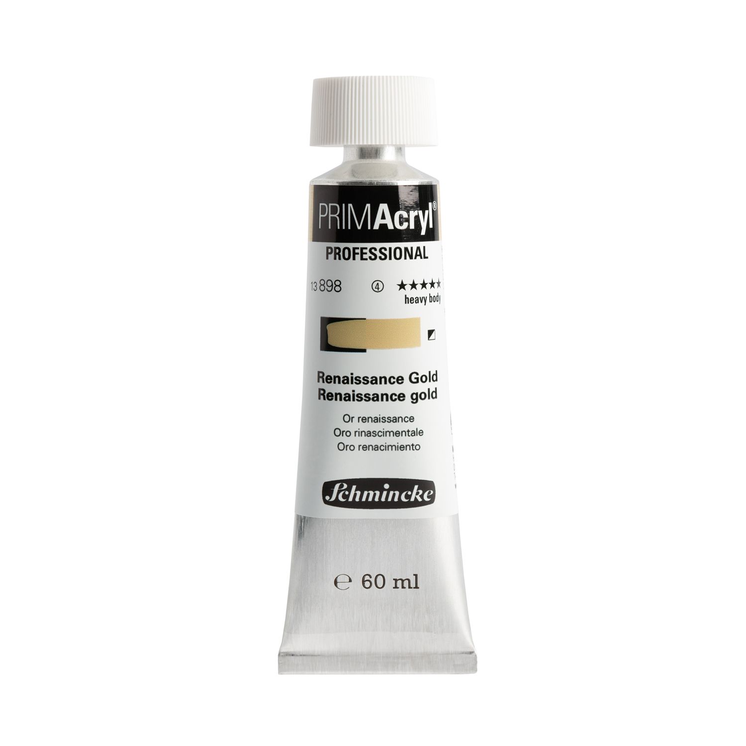Pintura acrilica PRIMAcryl Professional 898 60ml, Renaissance Gold