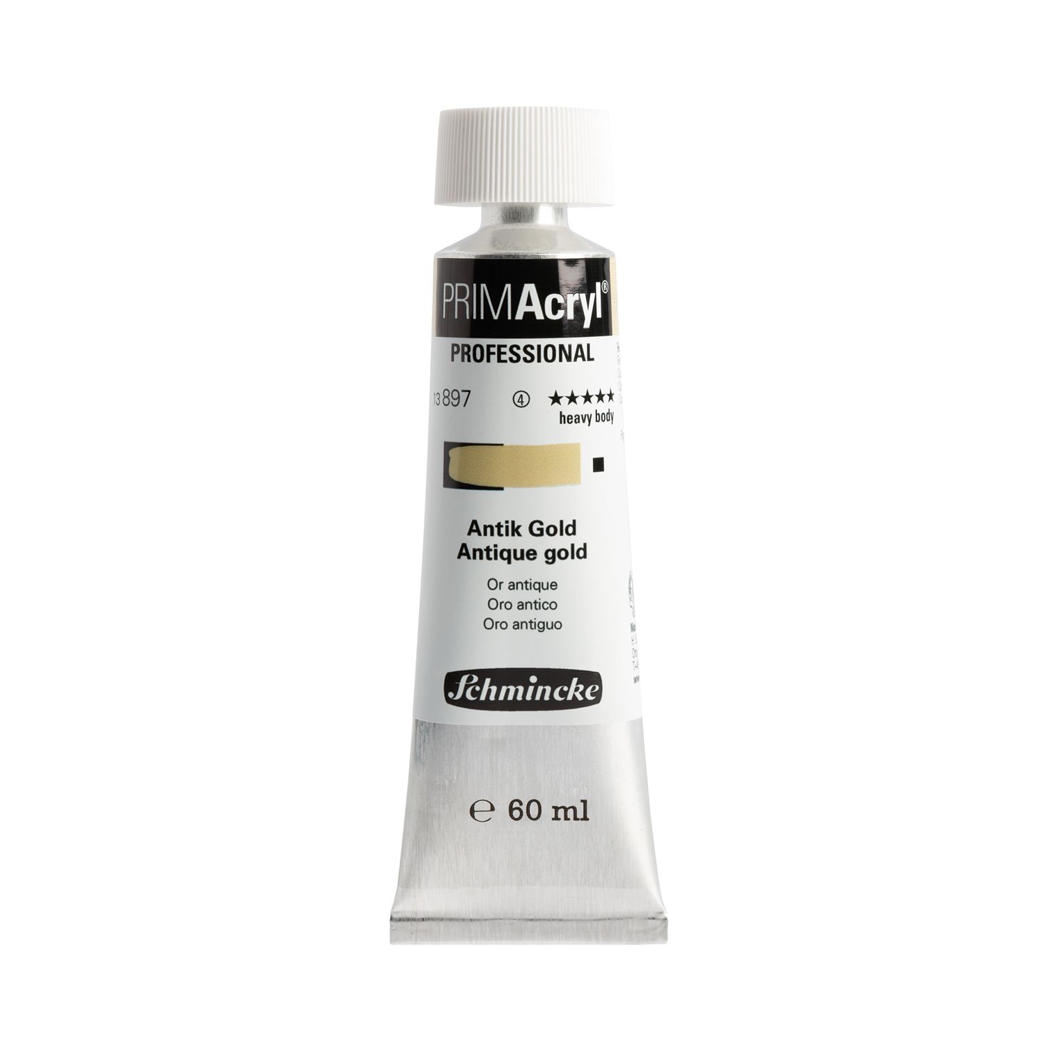 Pintura acrilica PRIMAcryl Professional 897 60ml, Antique Gold