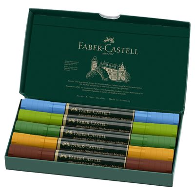 Marcador Faber Castell Albrecht Durer Watercolour 5 Tonos Plein Air