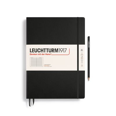 Cuaderno Leuchtturm1917 Master Classic A4+ Negro, rayas
