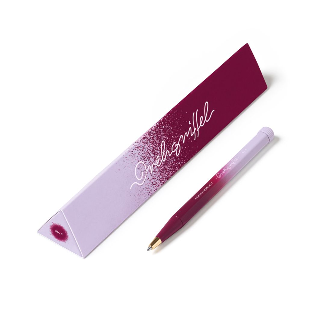 Boligrafo Leuchtturm1917 Drehgriffel Nr. 1, Gradient Port Red/Lilac
