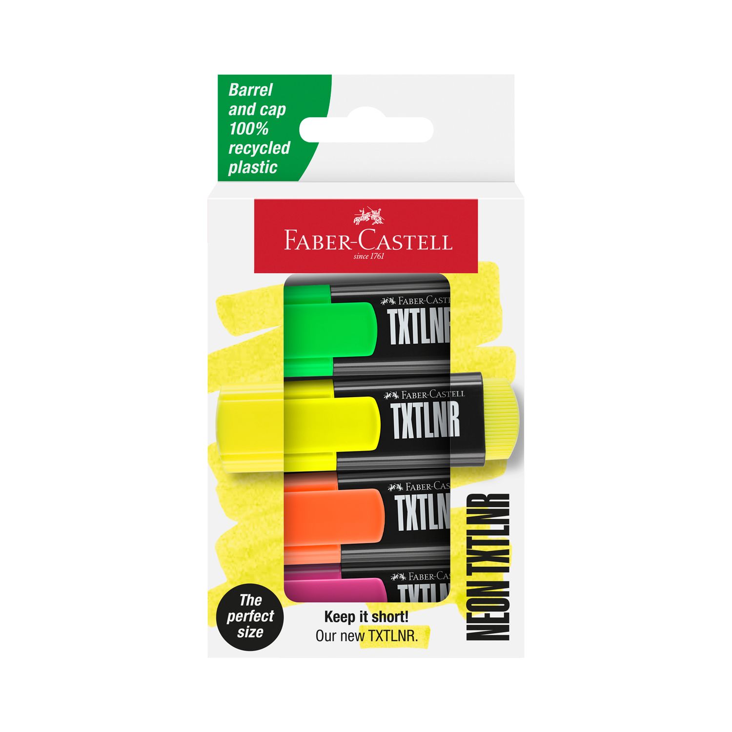 Marcador TXTLNR Neon 4 Colores