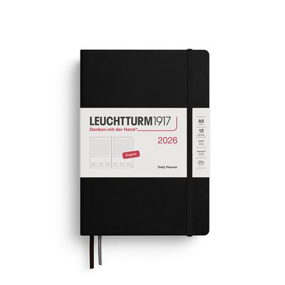 Agenda Semanal 2026 Leuchtturm1917 Weekly Planner, Negro