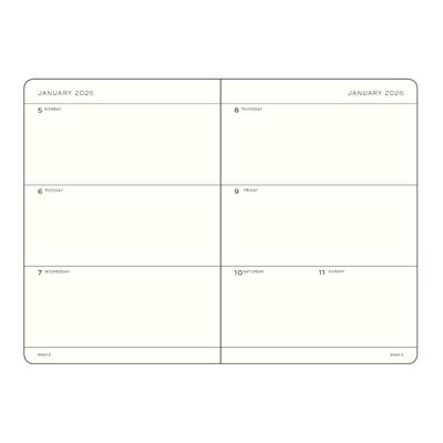 Agenda Semanal 2026 Leuchtturm1917 Weekly Planner, Deep Sea